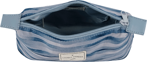 Kosmetiktasche Blau gestreift „Lovely Things“ manòu