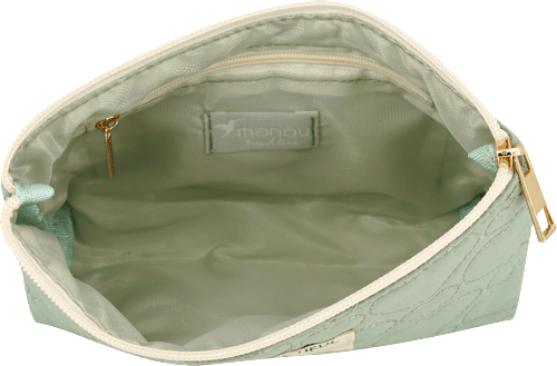 Kosmetiktasche "Stay Beautiful" mintgrün manòu