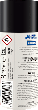 Deospray Well Done Butchers Son