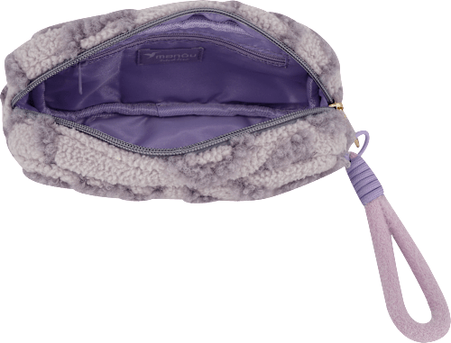 Kosmetiktasche plüsch lila  manòu