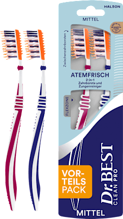 Zahnbürste Atemfrisch mittel sortiert Dr. BEST