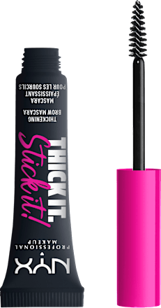 Brow Mascara Thick It. Stick It! 08 Black NYX PROFESSIONAL MAKEUP