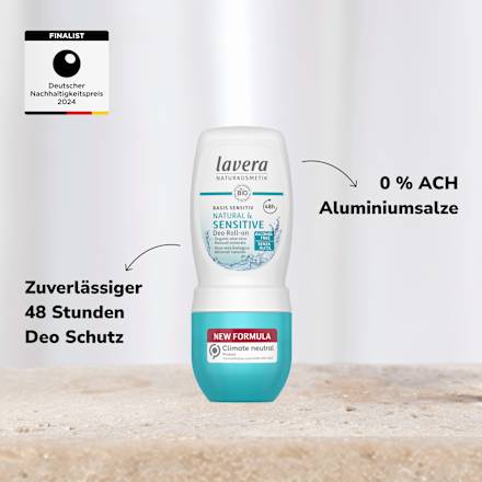 Deo Roll-on Natural & Sensitive lavera NATURKOSMETIK