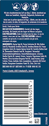 Bartöl King. C. Gillette