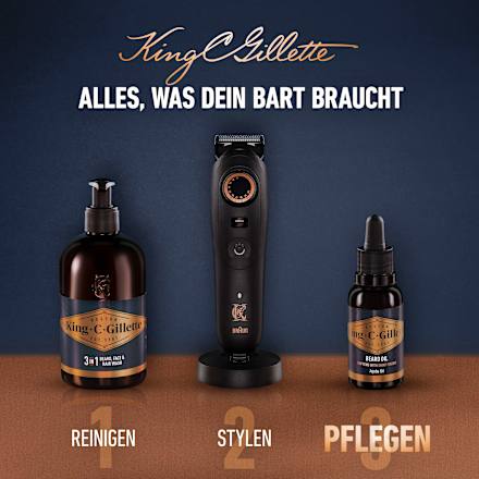 Bartöl King. C. Gillette