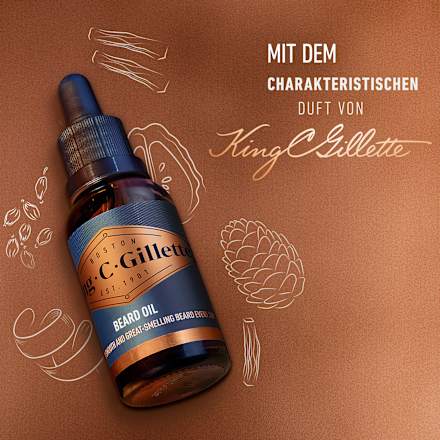 Bartöl King. C. Gillette