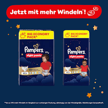 Baby Pants night Gr. 6 (13-19 kg) Big Pack Pampers baby-dry