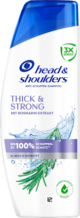 Shampoo Anti-Schuppen Thick & Strong mit Rosmarin-Extrakt  head&shoulders
