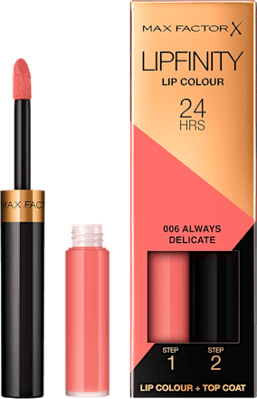 Ajakrúzs Lipfinity Liip Colour, Always Delicate 006 MAX FACTOR