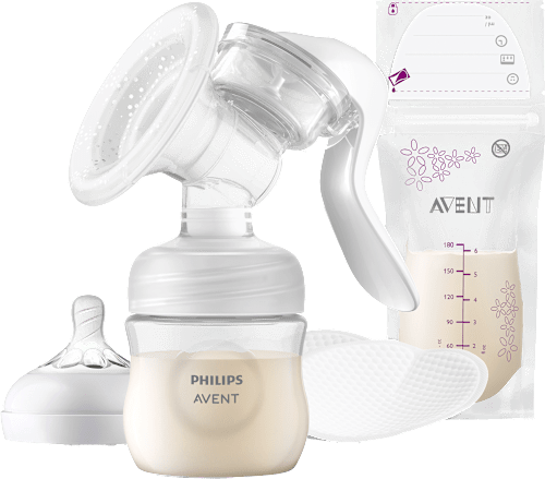 Manuálna odsávačka materského mlieka - SCF430/20 + vrecká 5 ks PHILIPS AVENT