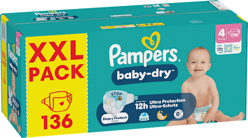 Windeln Baby Dry Gr. 4 (9-14 kg) XXL Pack Pampers