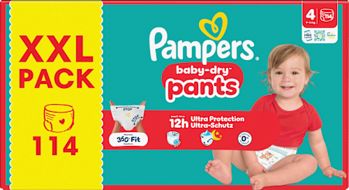 Baby Pants Gr. 4 (9-15 kg) XXL Pack Pampers baby-dry