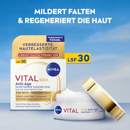 Gesichtscreme Vital Soja Anti-Age schützend LSF 30 NIVEA