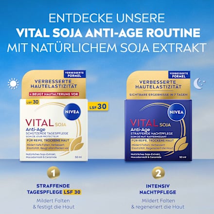 Gesichtscreme Vital Soja Anti-Age schützend LSF 30 NIVEA