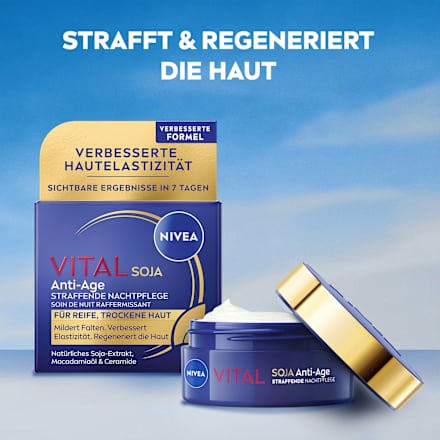 Nachtcreme Vital Soja Anti-Age straffend NIVEA