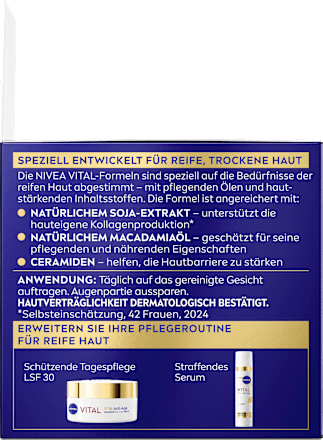 Nachtcreme Vital Soja Anti-Age straffend NIVEA