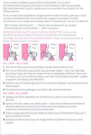 Haarentfernungs-Set Creme Gesicht Veet