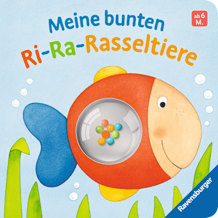 Babybuch Meine bunten Ri-Ra-Rasseltiere Ravensburger