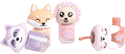 Nagellack Kinder Tiere sortiert Martinelia