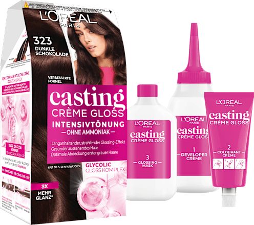Pflegende Intensivtönung - Nr. 323 Dunkle Schokolade L'ORÉAL PARiS CASTING Crème Gloss