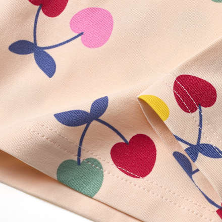 Langarmshirt Pro Climate mit Blumen-Muster & Rüschen, beige & rosa, Gr. 68 ALANA