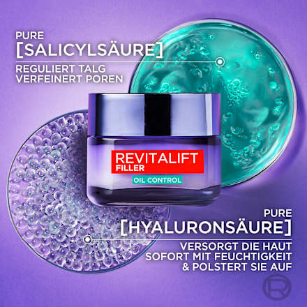 Gesichtsgel Revitalift Filler Oil Control mattierend L'ORÉAL PARiS