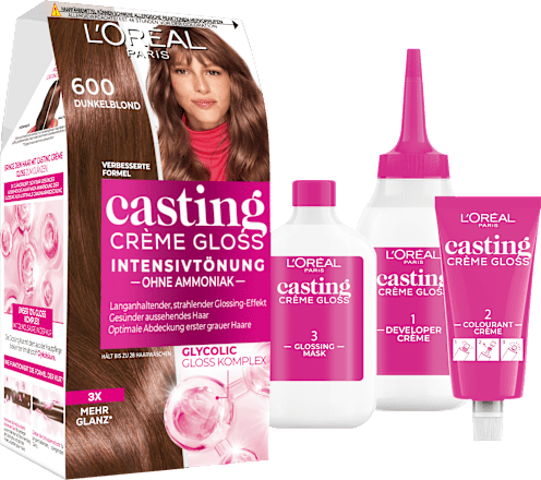Pflegende Intensivtönung - Nr. 600 Dunkelblond L'ORÉAL PARiS CASTING Crème Gloss