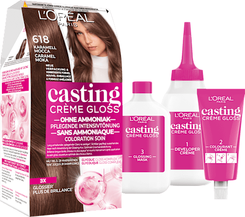 Pflegende Intensivtönung - Nr. 618 Karamell Mocca L'ORÉAL PARiS CASTING Crème Gloss