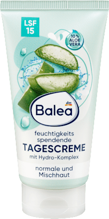 Hidratáló nappali arckrém normál és vegyes bőrre, FF15 fényvédelemmel Balea