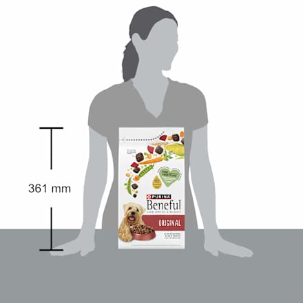 Trockenfutter Hund mit Rind & Gemüse, Original Purina Beneful