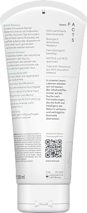 Bodylotion Barrier Balance lavera NATURKOSMETIK
