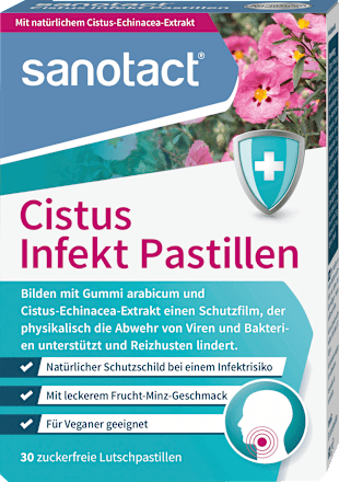 Cistus Infekt Pastillen 30 St sanotact