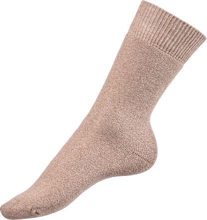 Socken mit wärmendem Vollfrottee beige Gr. 35-38 Fascino