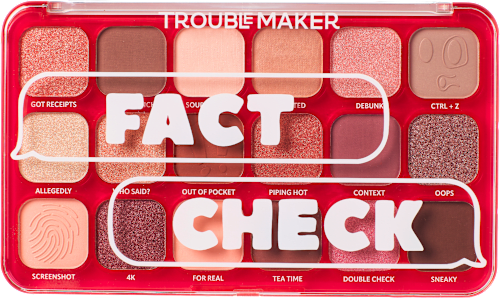Paletka očných tieňov Big Trouble - Fact Check TROUBLE MAKER