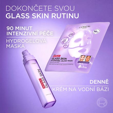 Revitalift Filler pleťová maska Glass Skin L'ORÉAL PARiS REVITALIFT