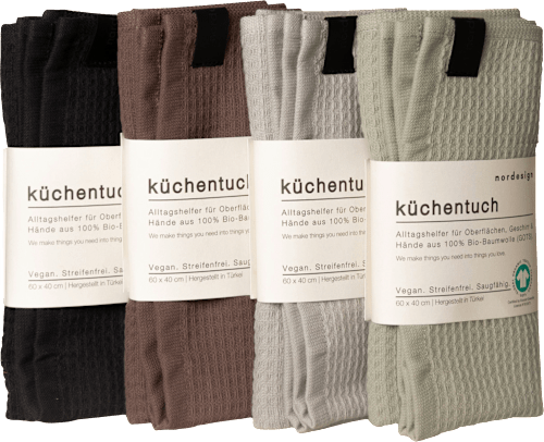 Küchentuch 100% Biobaumwolle nordesign