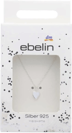 Ogrlica s srčkom, srebro 925 ebelin