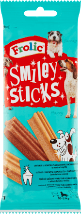 pochoutka pro psy Smiley Sticks Frolic