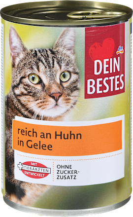 Храна за котки в желе с пиле DEIN BESTES