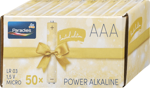 Alkalické batérie AAA Micro, 1,5 V Paradies