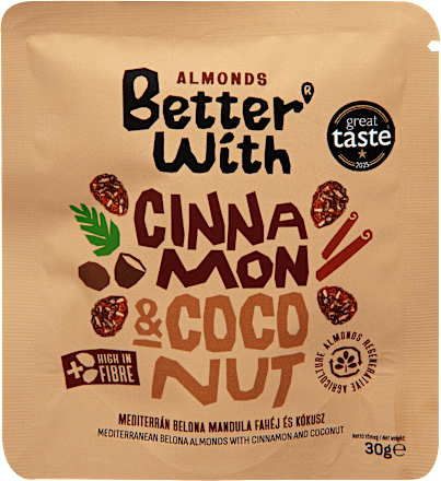 Fahéjas-kókuszos mandula Better With
