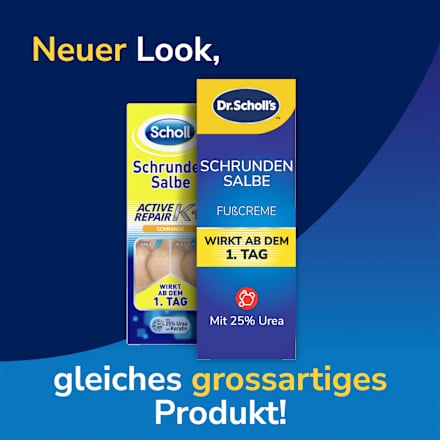 Fußcreme active repair K+ mit 25% Urea & Keratin Scholl