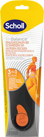 In-Balance Einlegesohlen bei Rückenschmerzen Größe 40-42 (1 Paar) Scholl