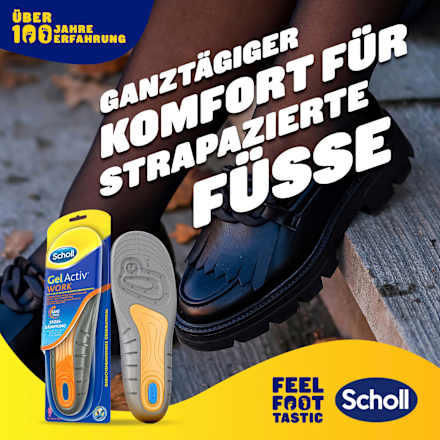 Gel Einlegesohlen Activ Work Gr. 35,5 - 40,5 Scholl