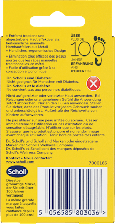Hornhautentferner Feile Nano Dr. Scholl's