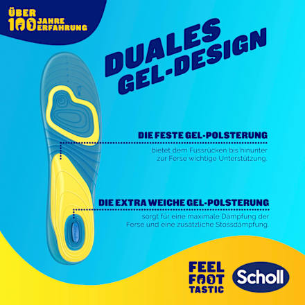 Gel Einlegesohlen Activ Everyday Gr. 35,5 - 40,5 Scholl