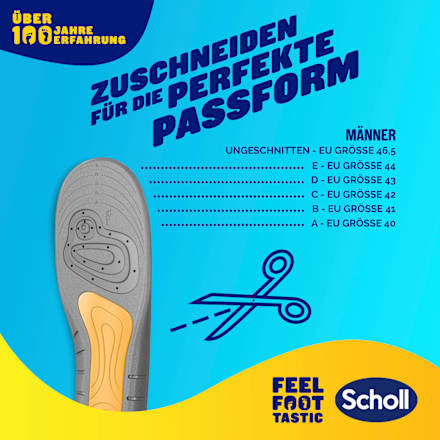 Gel Einlegesohlen Gel Activ Work Gr. 40-46,5 Scholl