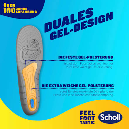 Gel Einlegesohlen Gel Activ Work Gr. 40-46,5 Scholl