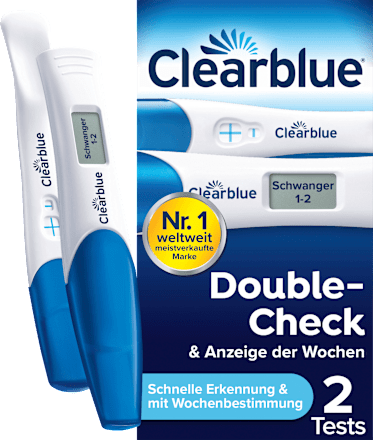 Schwangerschaftstest Double-Check Clearblue