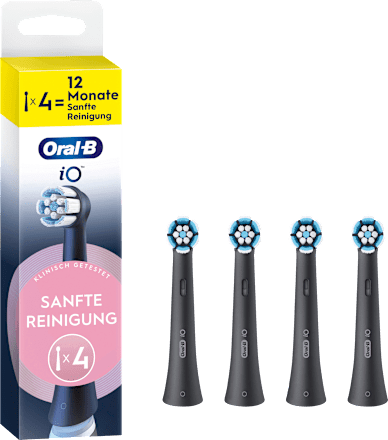 Aufsteckbürste iO Sanfte Reinigung schwarz Oral-B